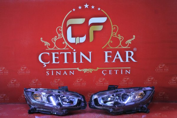 Honda fc5 mercekli̇ sağ sol far sıfır orj 2016-2021