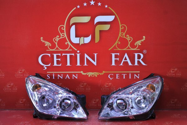 Opel astra h sağ sol far sıfır orj krom 2004-2009 1eg270370-62 1eg270370-51