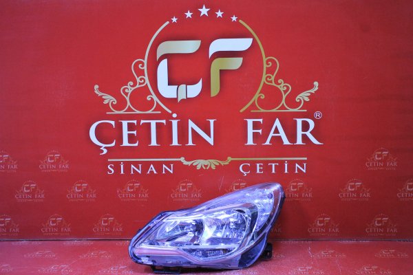 Opel corsa d makyajli sol far sıfır orj krom 2011-2015 95511327