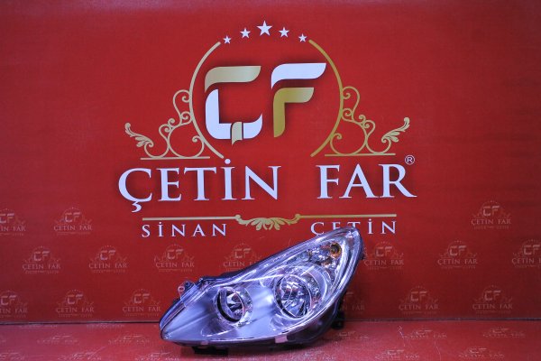 Opel corsa d sol far sıfır orj krom 2007-2010 93189357