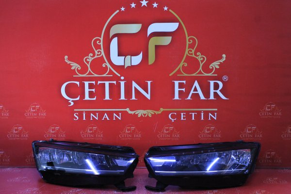 Skoda octavi̇a full led sağ sol far sökme orj 2022-2024 