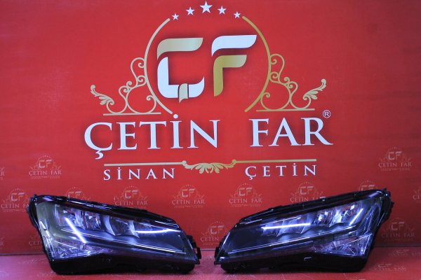 Skoda Superb Full Led Far Superb Led Sağ Sol Far Orj Hatasiz 2021-2023 3v1941016c 3v1941015c
