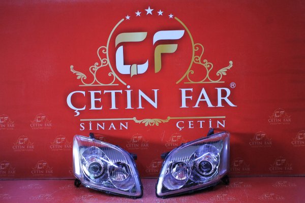 Toyota avensi̇s sağ sol far sıfır i̇thal 8113005190 8113005194 2003-2005